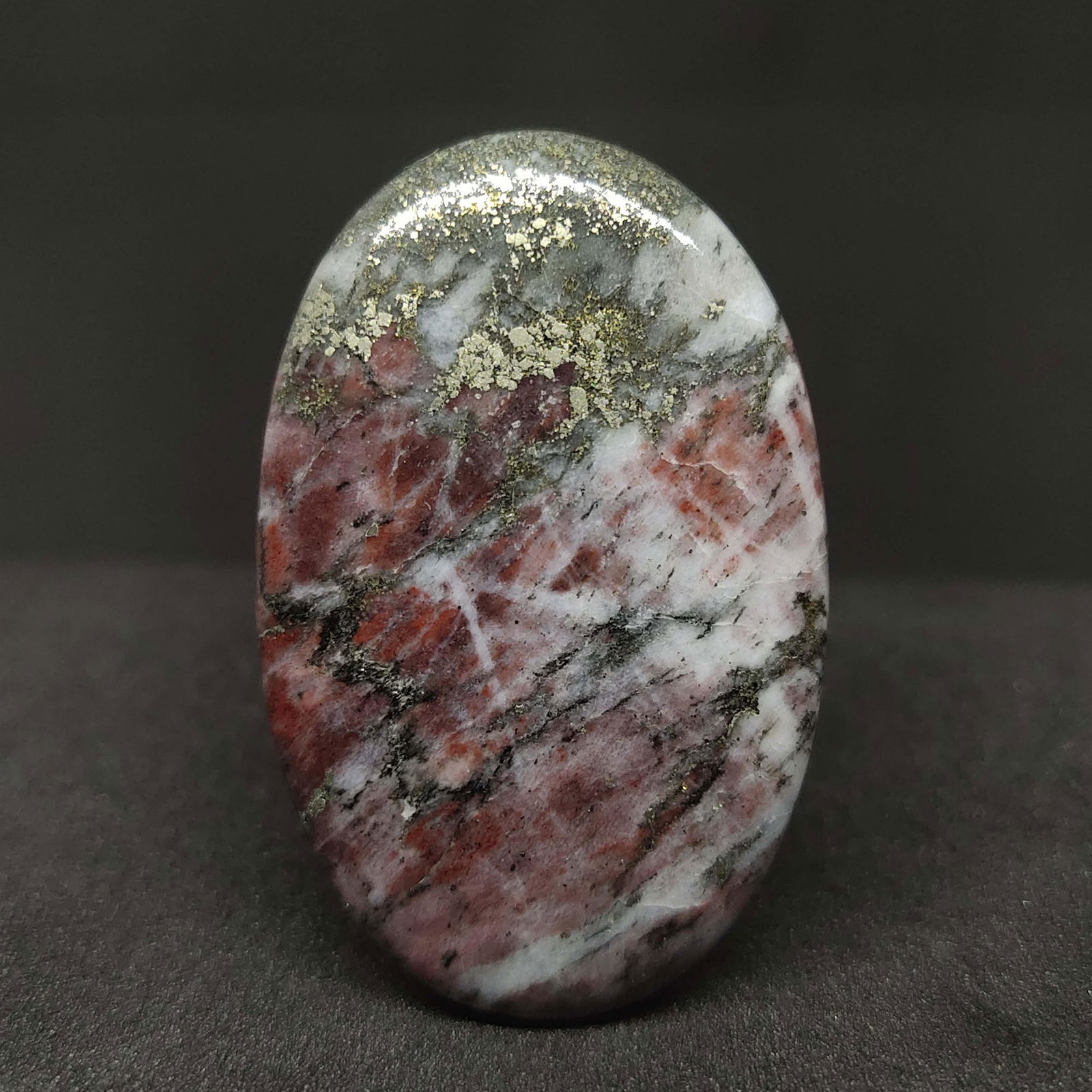 52.05 ct Natural Pyrite Jasper: Note : Listed stones dimensions are millimetres only, not centimetres and all are 100% Natural and rarely selected stones only