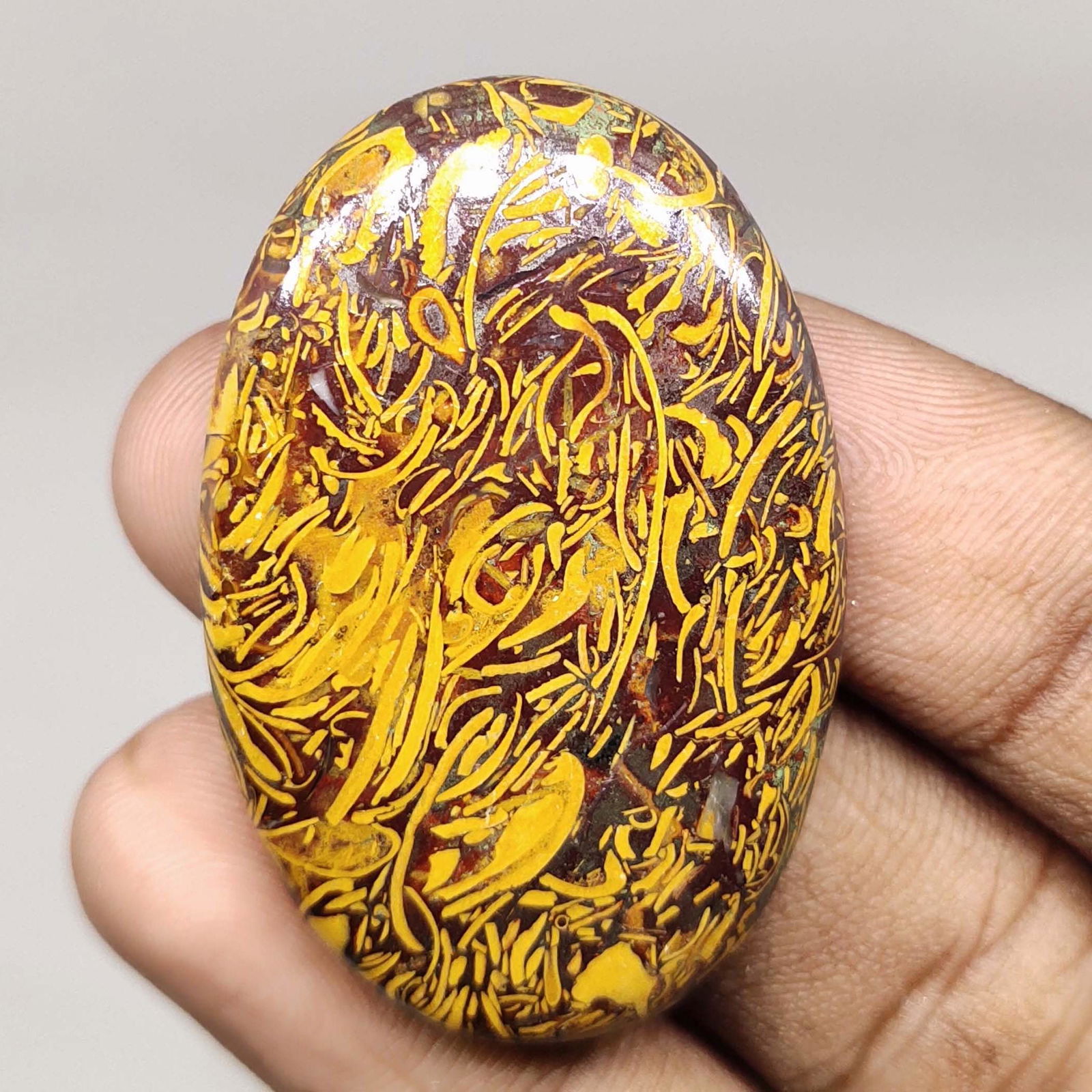 66.45 Natural Mariam Jasper: Note : Listed stones dimensions are millimetres only, not centimetres and all are 100% Natural and rarely selected stones only