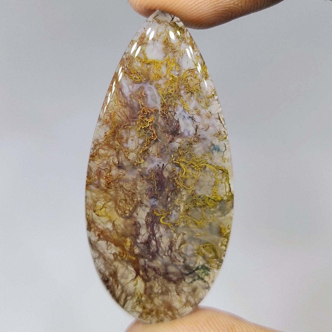 30.40 ct Natural Moss Agate (1 of 1)