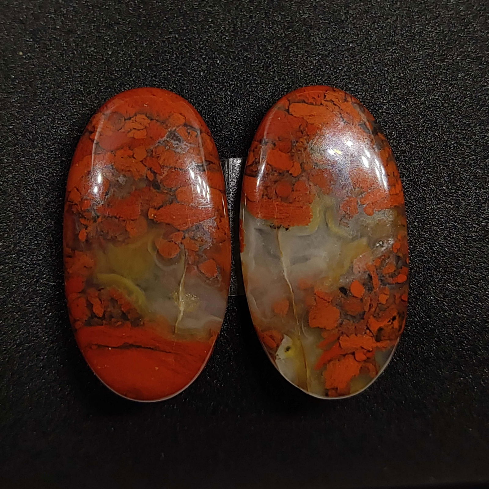25.55 Natural Red Jasper Pair (1 of 1)