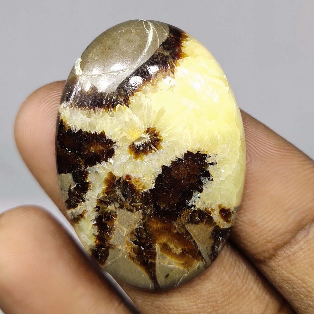 42.50 ct Natural Yellow Septarian (1 of 2)