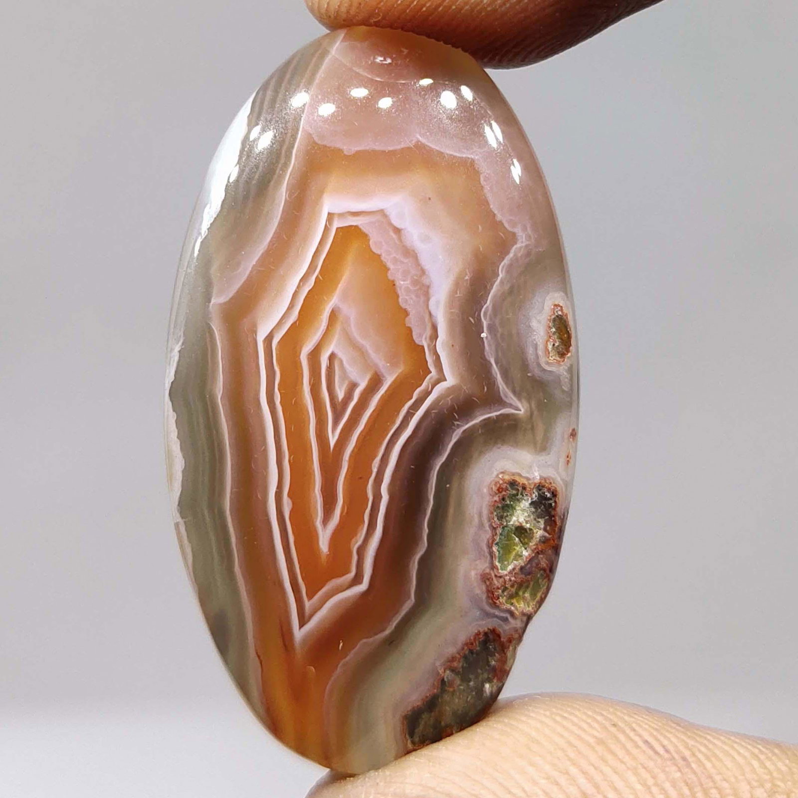 34.10 ct Natural Banded Agate (1 of 1)
