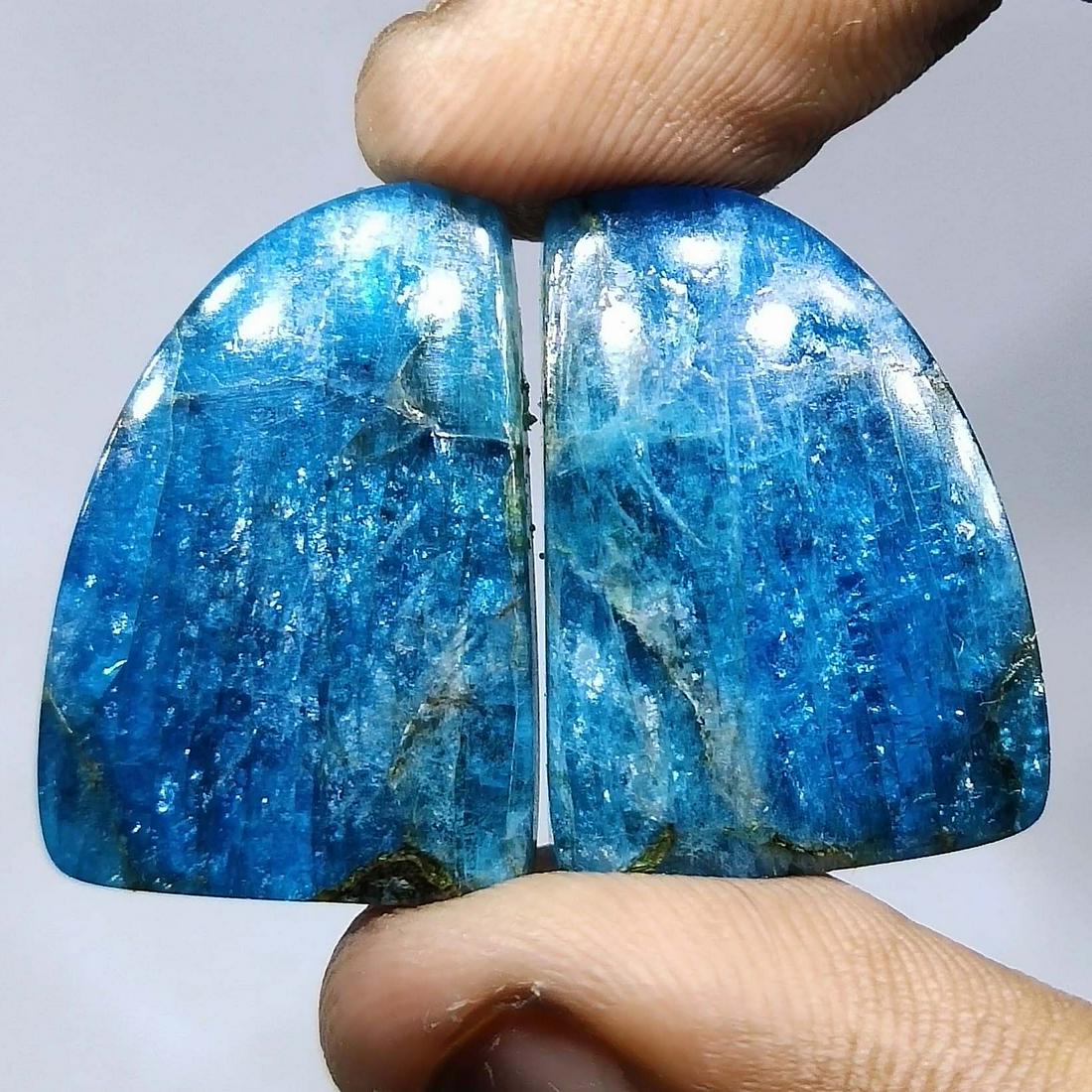 37.30 ct Natural Apatite Jasper Pair (1 of 1)