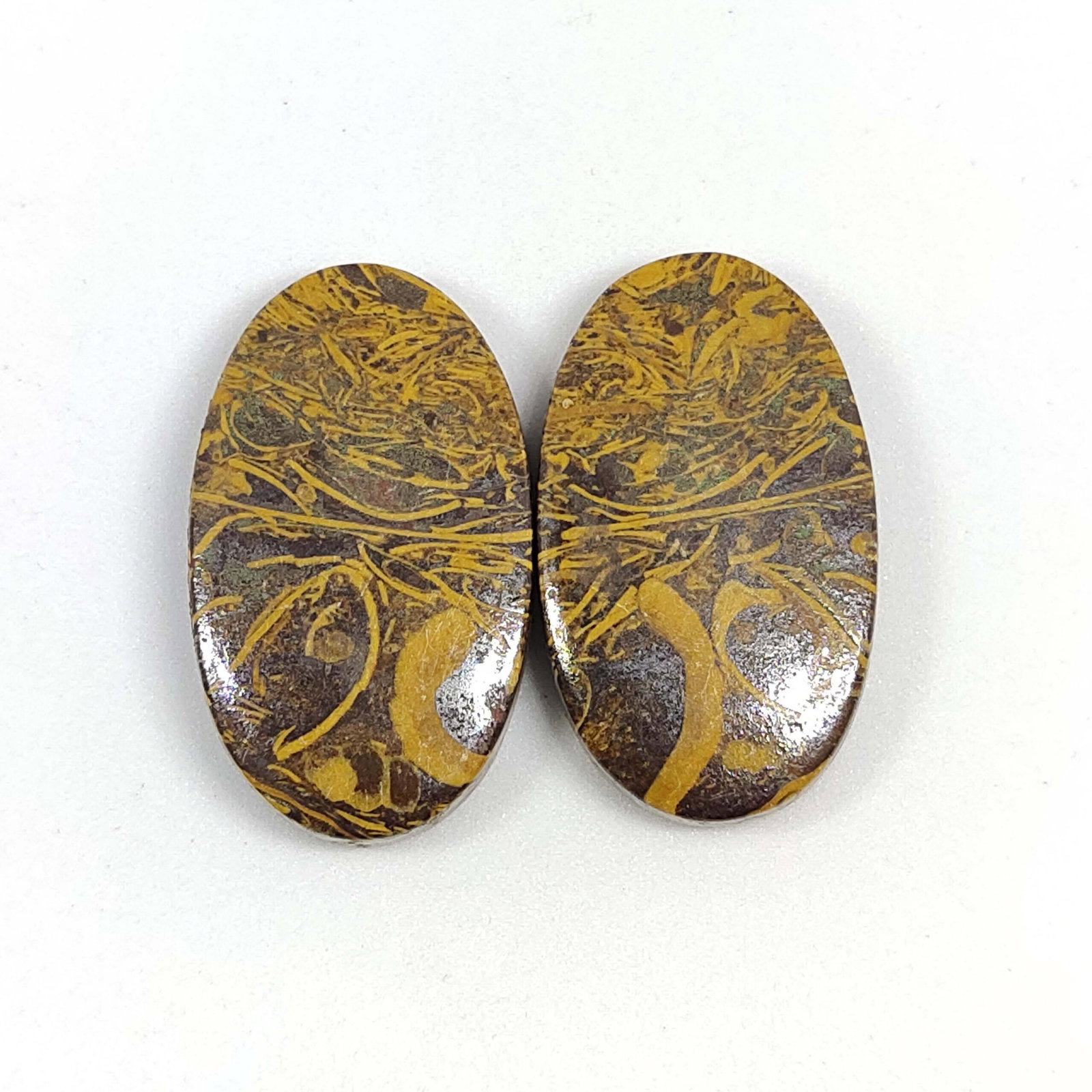 45.50 ct Natural Mariam Jasper Pair (1 of 1)