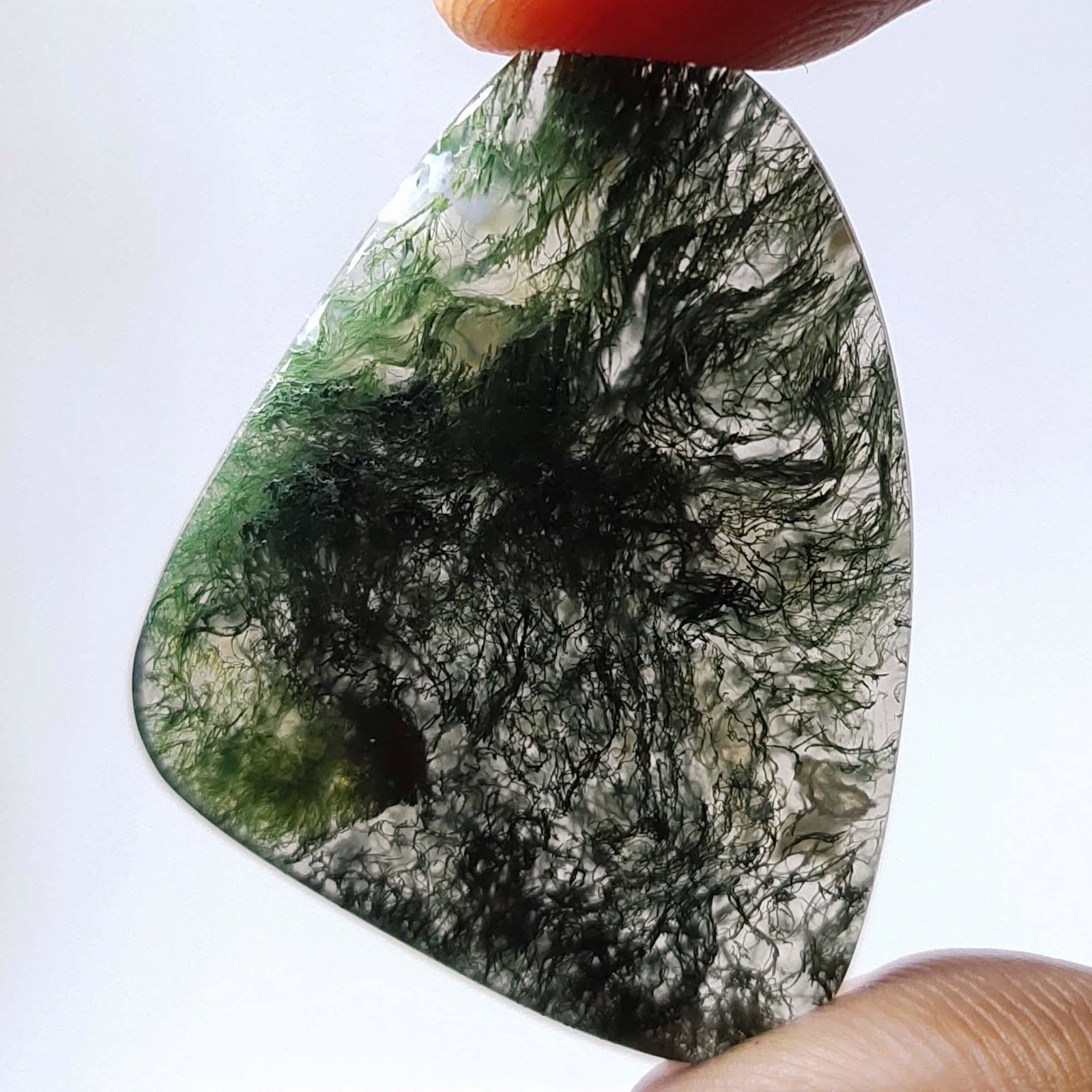 29.80 ct Natural Moss Agate (1 of 2)