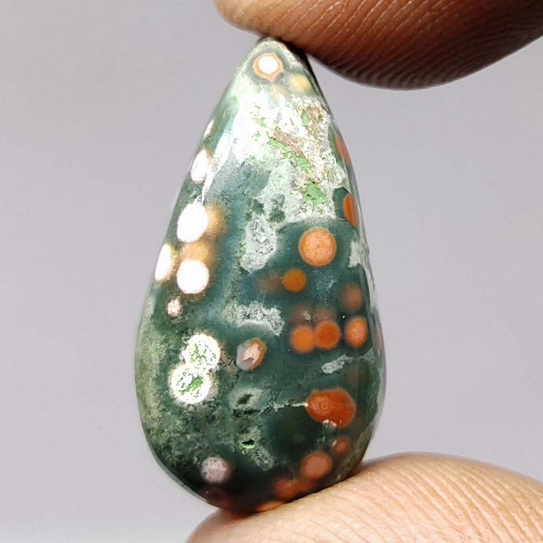 18.40 ct Natural Ocean Jasper: Listed stones dimensions are millimetres only, not centimetres and all are 100% Natural stones and rarely collected from big quantity lots. BID WITH CONFIDENCE!!!