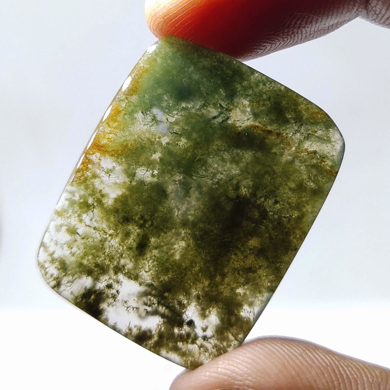 32.25 ct Natural Moss Agate (1 of 1)