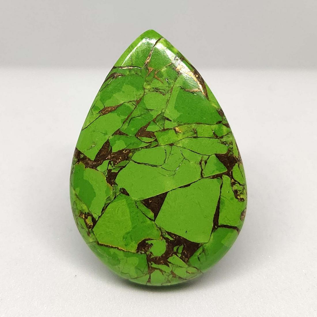 22.65 ct Natural Green Mohave Turquoise (1 of 2)