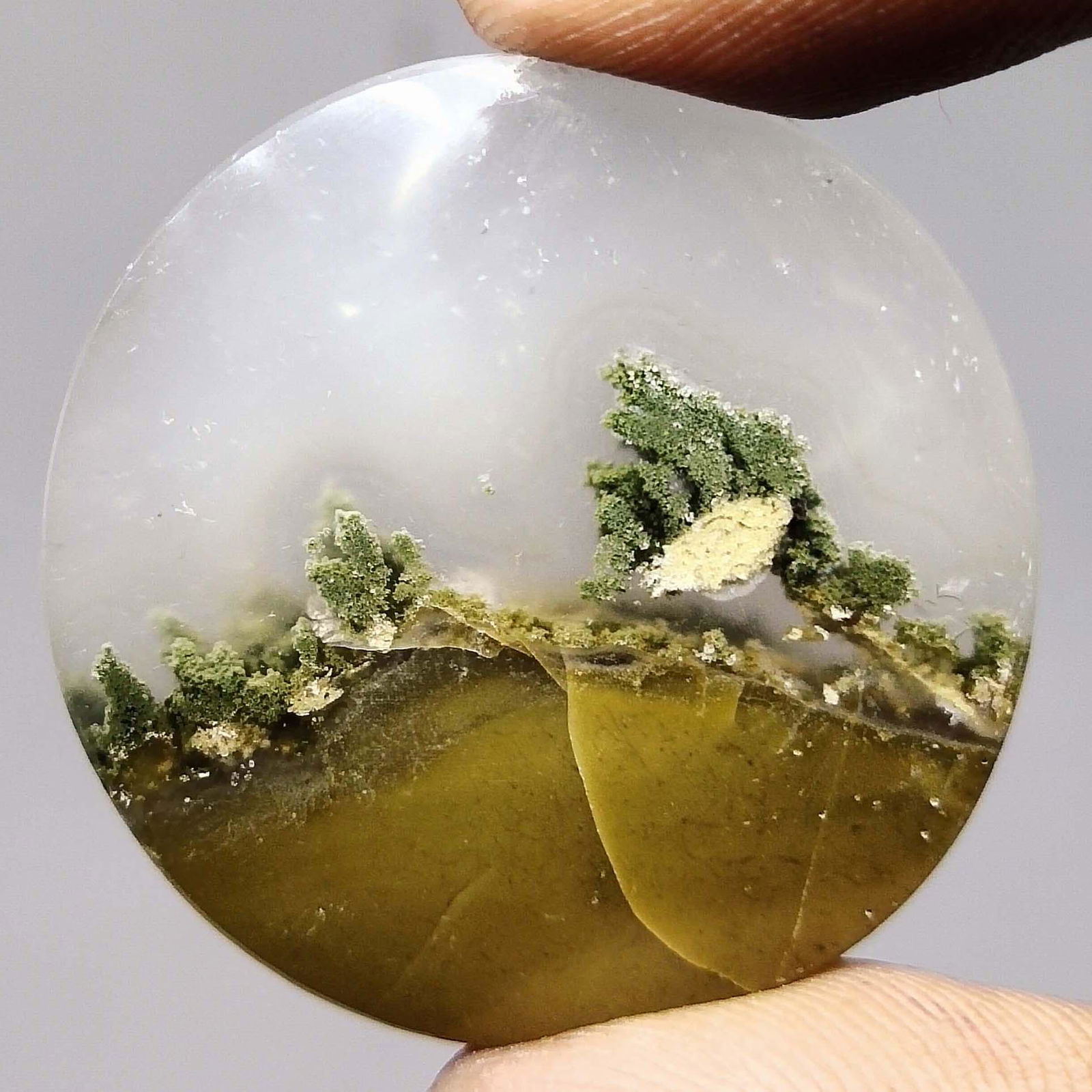 47.45 ct Natural Solar Moss agate (1 of 1)