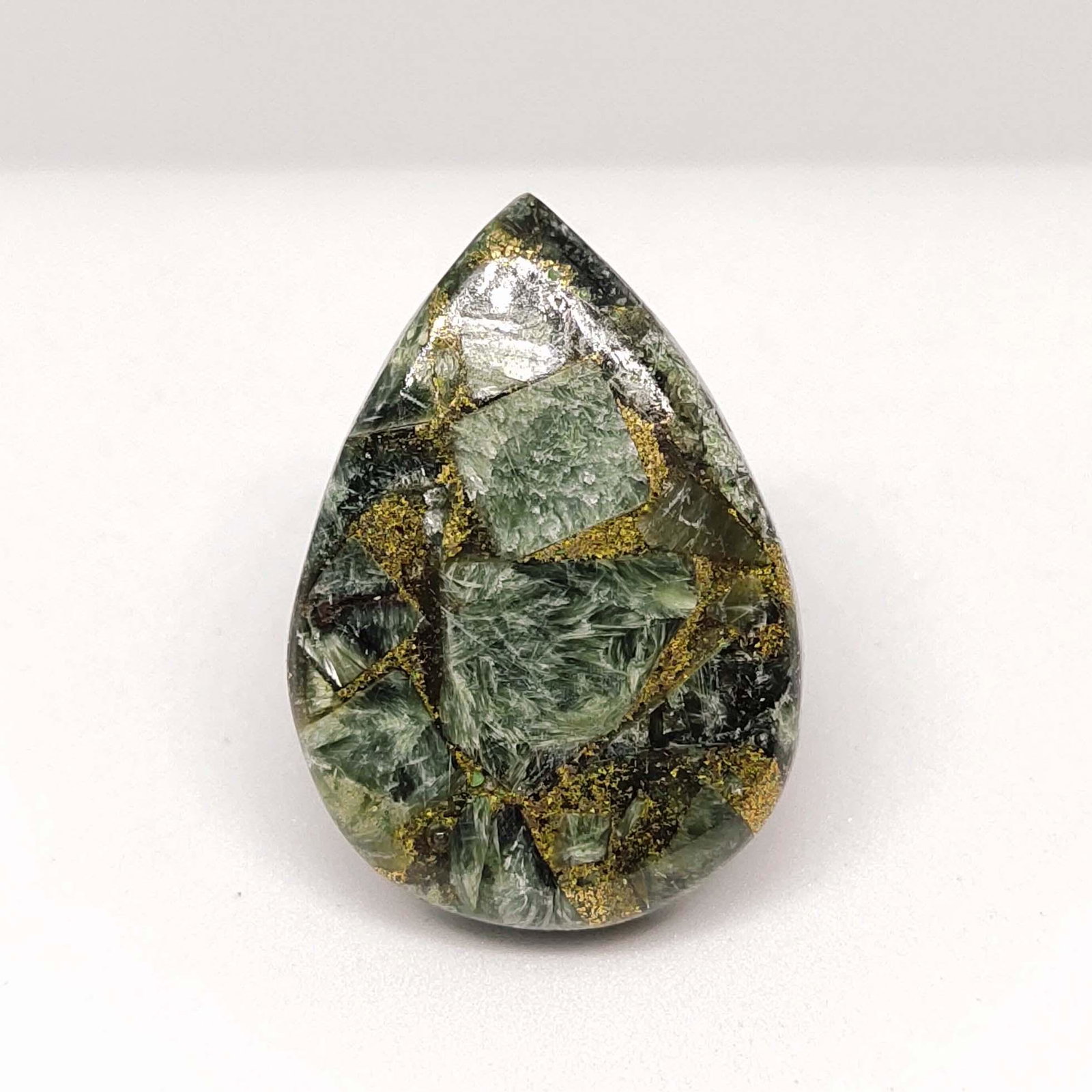 21.30 ct Natural Copper Seraphinite (1 of 1)