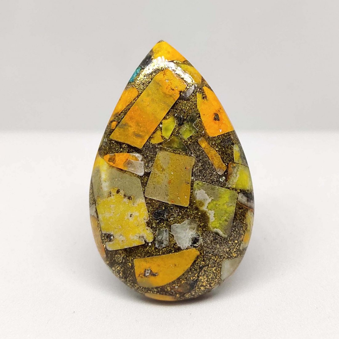 24.25 ct Top Grade Natural Copper Bumble Bee Jasper (1 of 2)