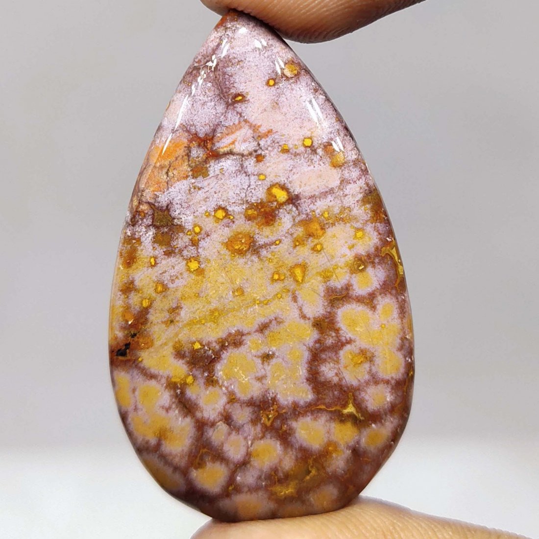 43.95 ct Natural Poppy Jasper (1 of 1)