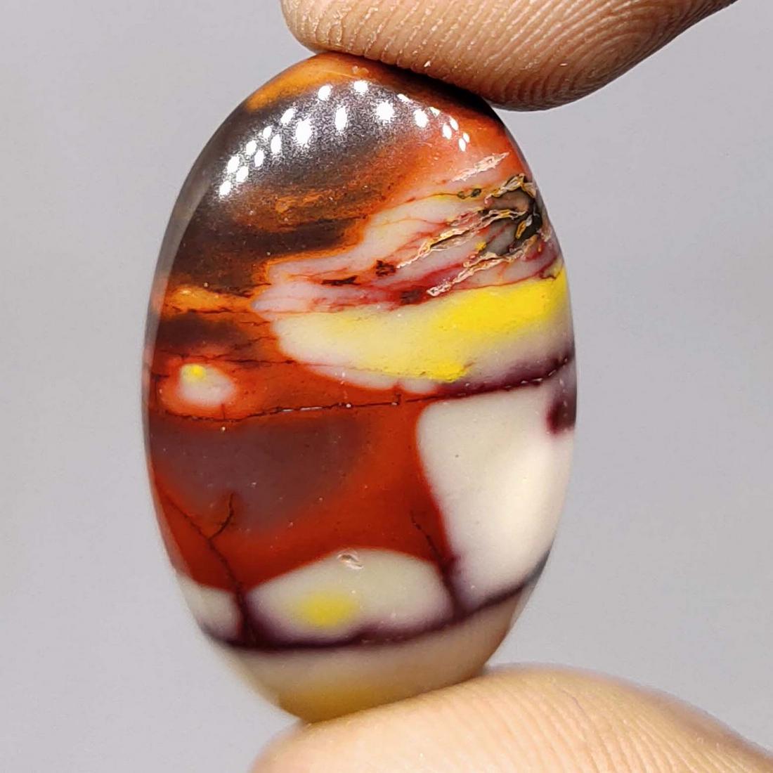 20.40 ct Natural Mookaite Jasper: Listed stones dimensions are millimetres only, not centimetres and all are 100% Natural stones and rarely collected from big quantity lots. BID WITH CONFIDENCE!!!