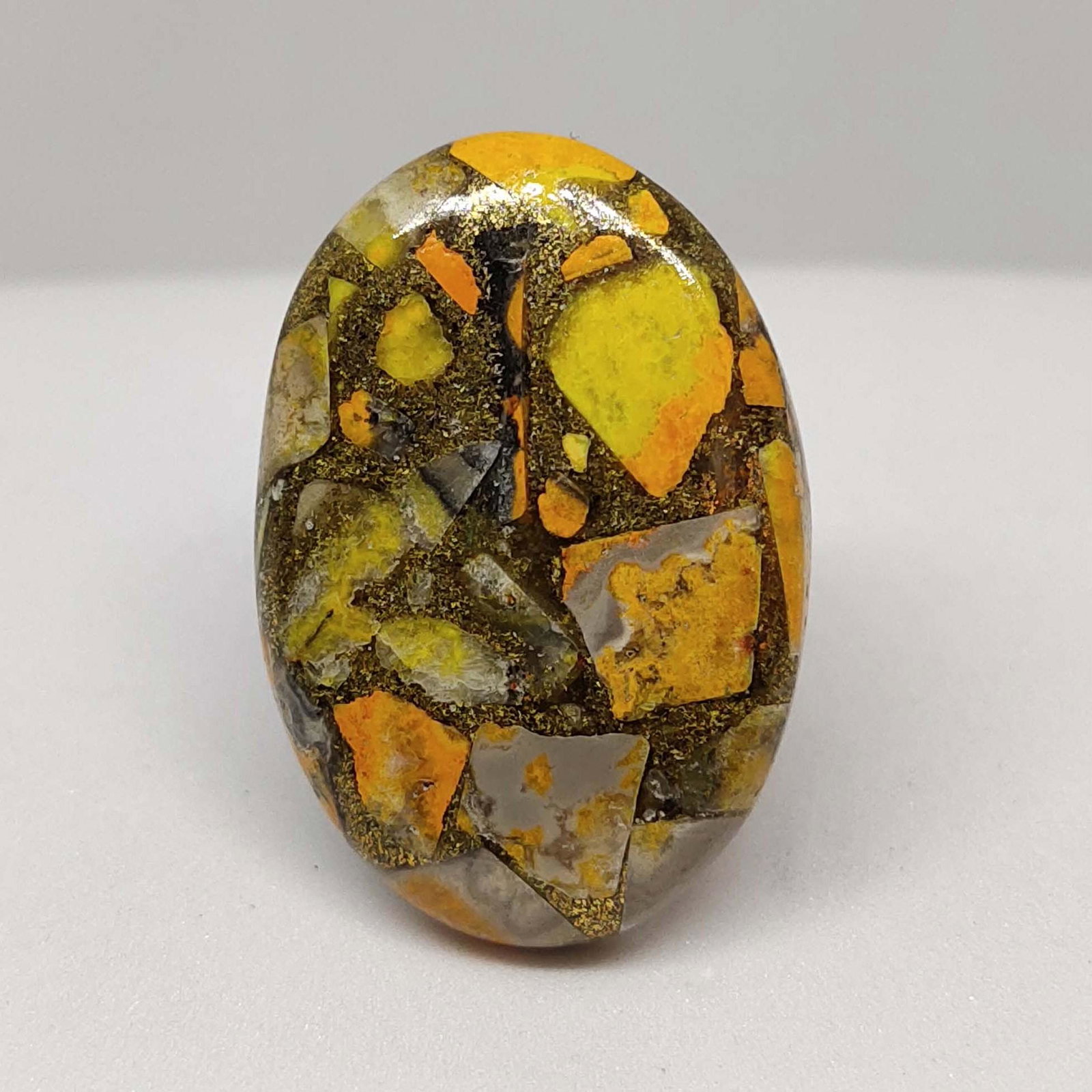 27.30 ct Natural Copper Bumble Bee Jasper (1 of 1)