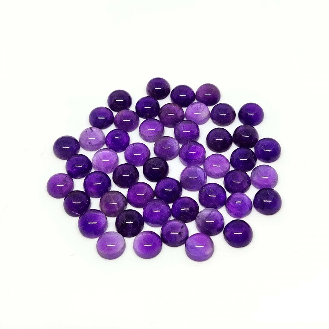 45.00 ct Natural Amethyst Cabochon Round (1 of 1)