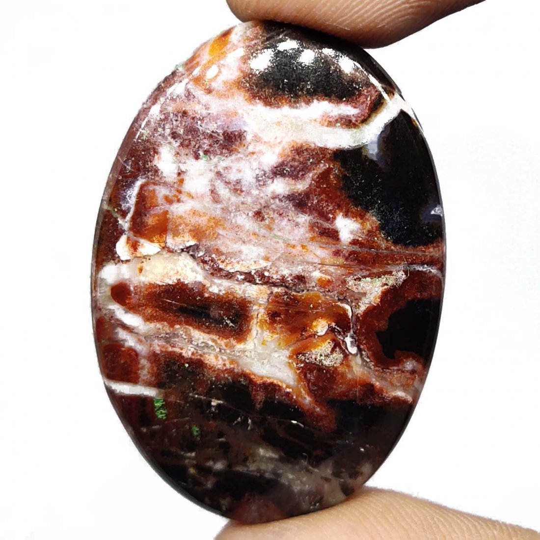 41.70 ct Very Rare Natural Pilbara Jasper: All the stones listed are 100% natural and rarely selected from a big quantity lot also these are of very high quality. BID WITH CONFIDENCE!!! DIMENSIONS : 38X25X5 mm