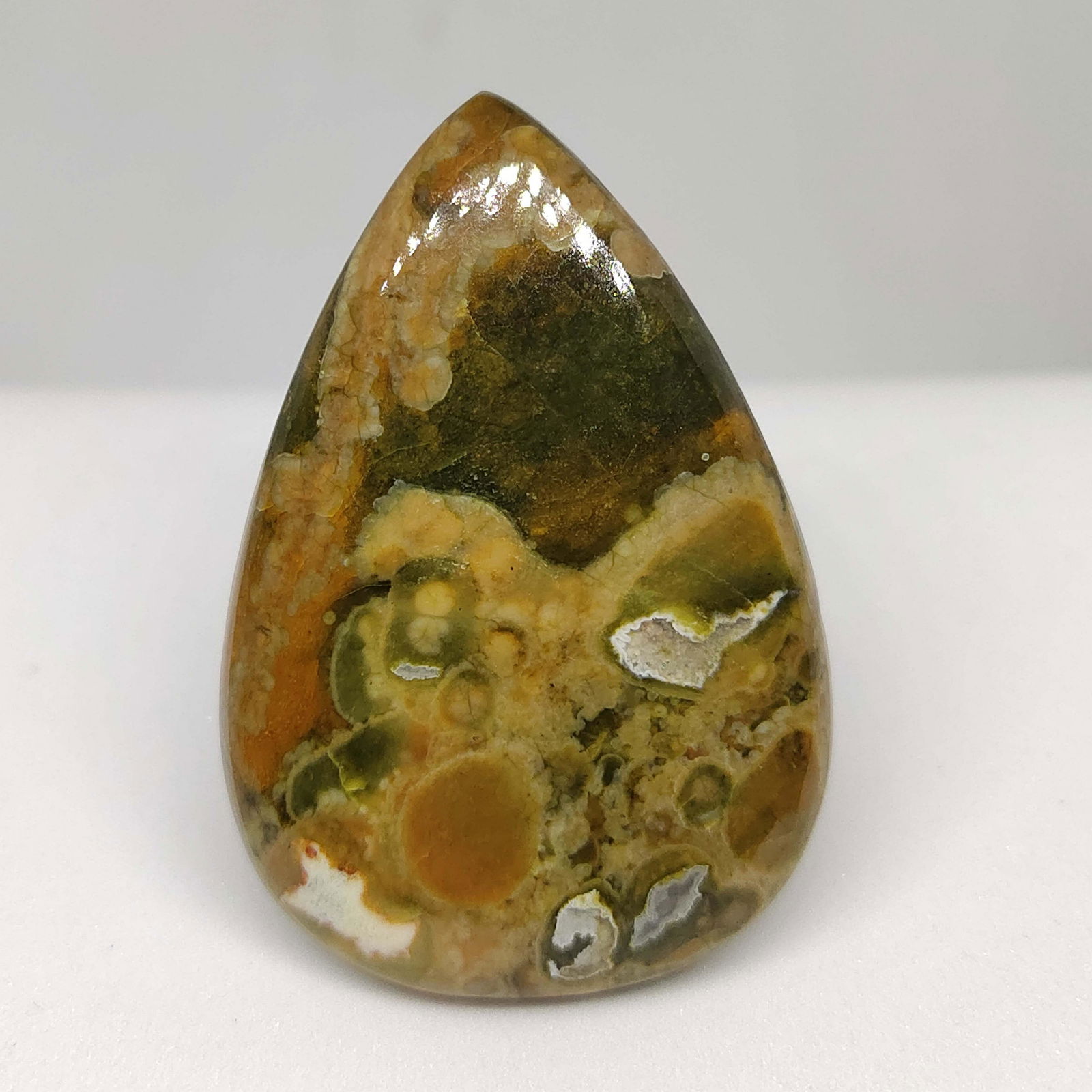 51.05 ct Natural Rhyolite Jasper: All the stones listed are 100% natural and rarely selected from a big quantity lot also these are of very high quality. BID WITH CONFIDENCE!!! DIMENSIONS : 43.24X29.42X5.86 mm
