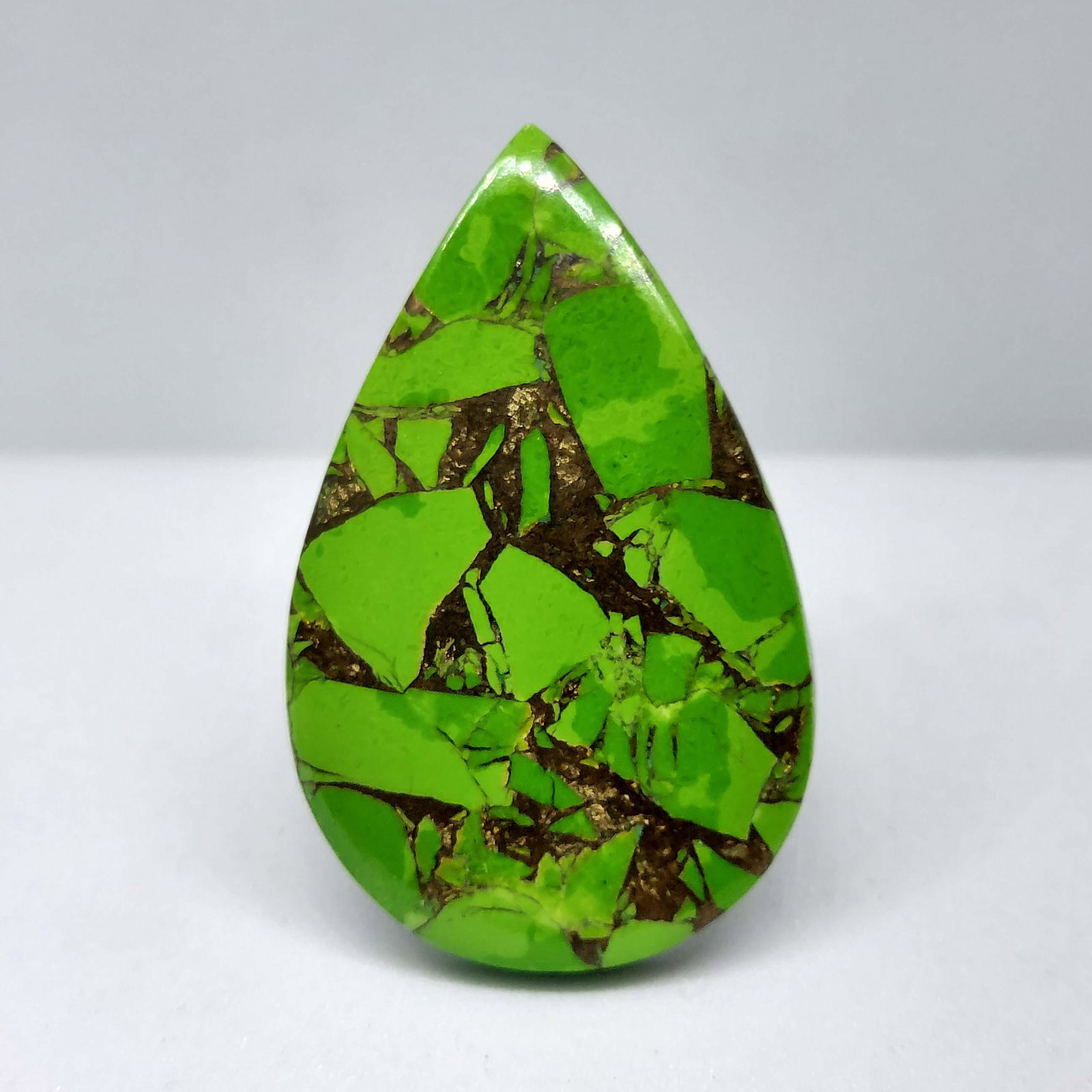 23.80 ct Natural Green Mohave Turquoise (1 of 2)