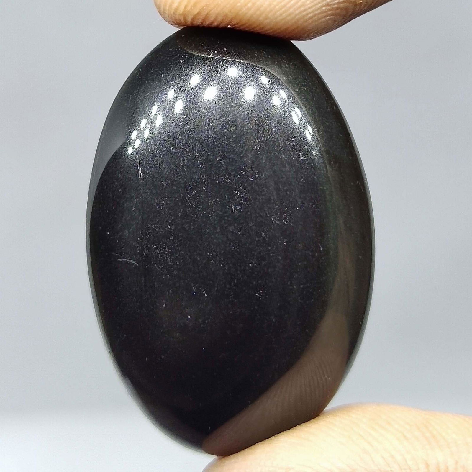 36.35 ct Natural Silver Obsidian (1 of 1)