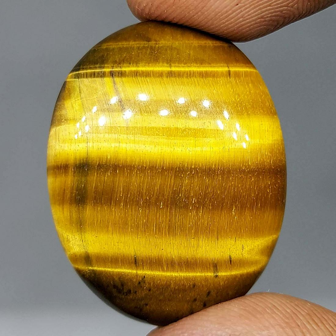 34.40 ct Natural Golden Tiger Eye (1 of 1)