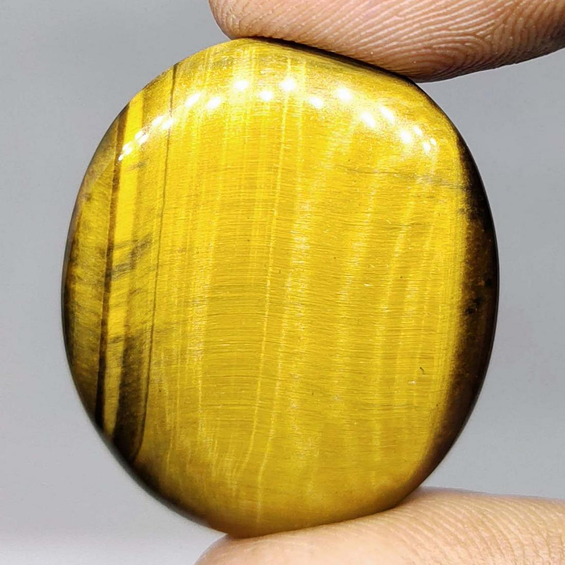 33.80 ct Natural Golden Tiger Eye (1 of 1)
