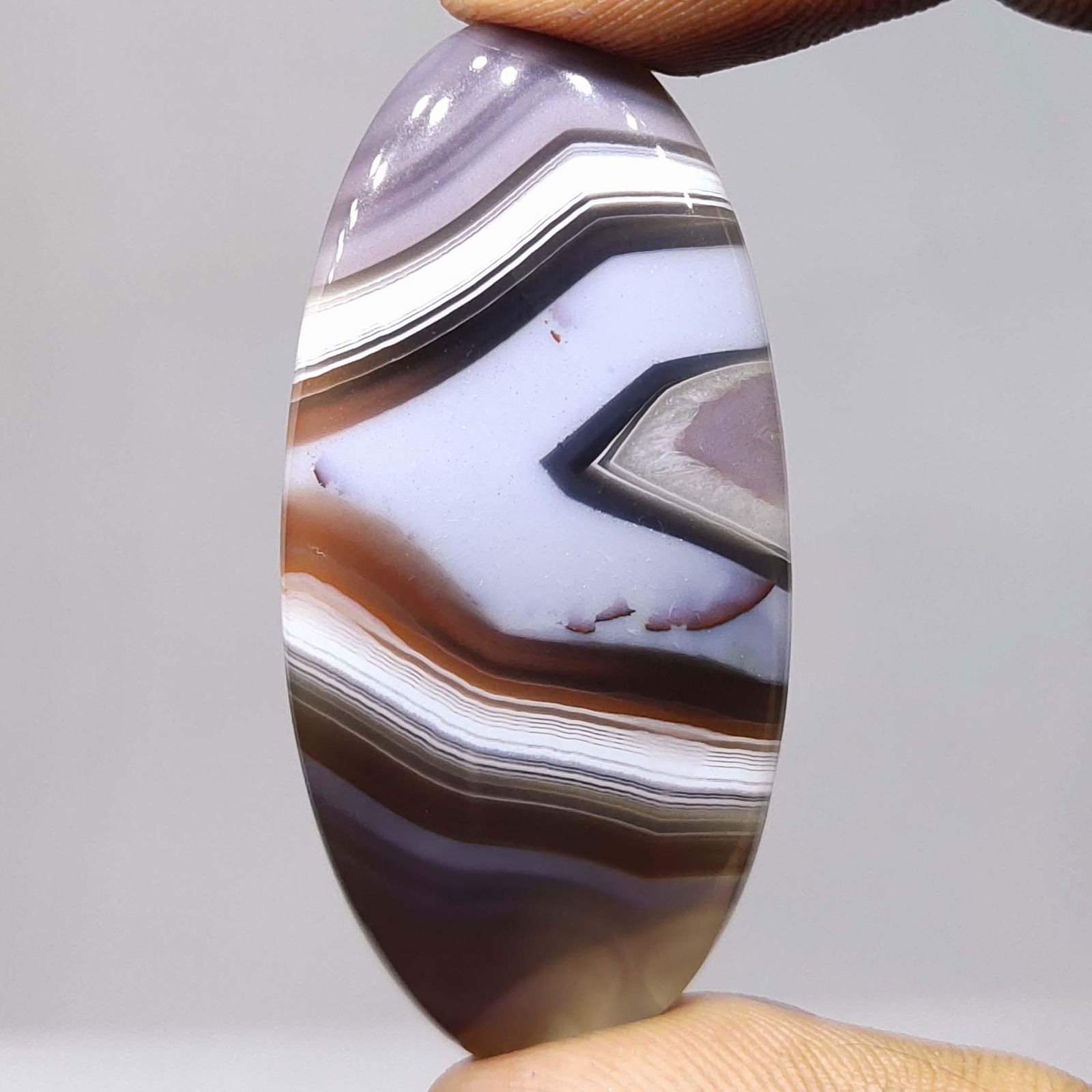 57.10 ct Top Grade Natural Banded Agate (1 of 1)