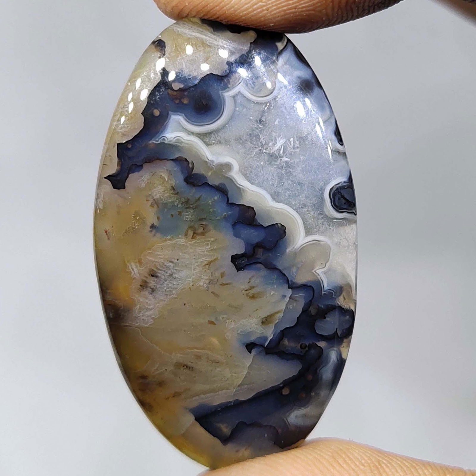 45.20 ct Natural Solar Moss Agate (1 of 1)