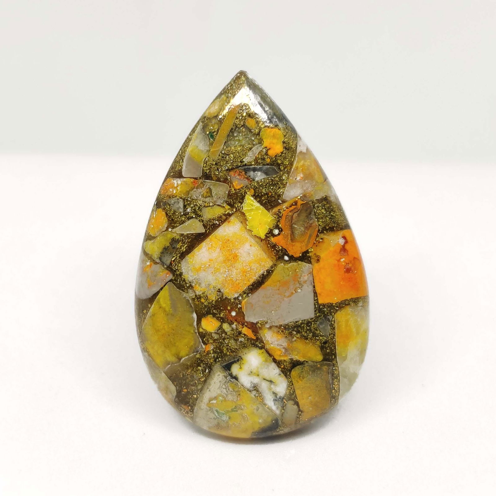 26.30 ct Natural Copper Bumble Jasper (1 of 1)