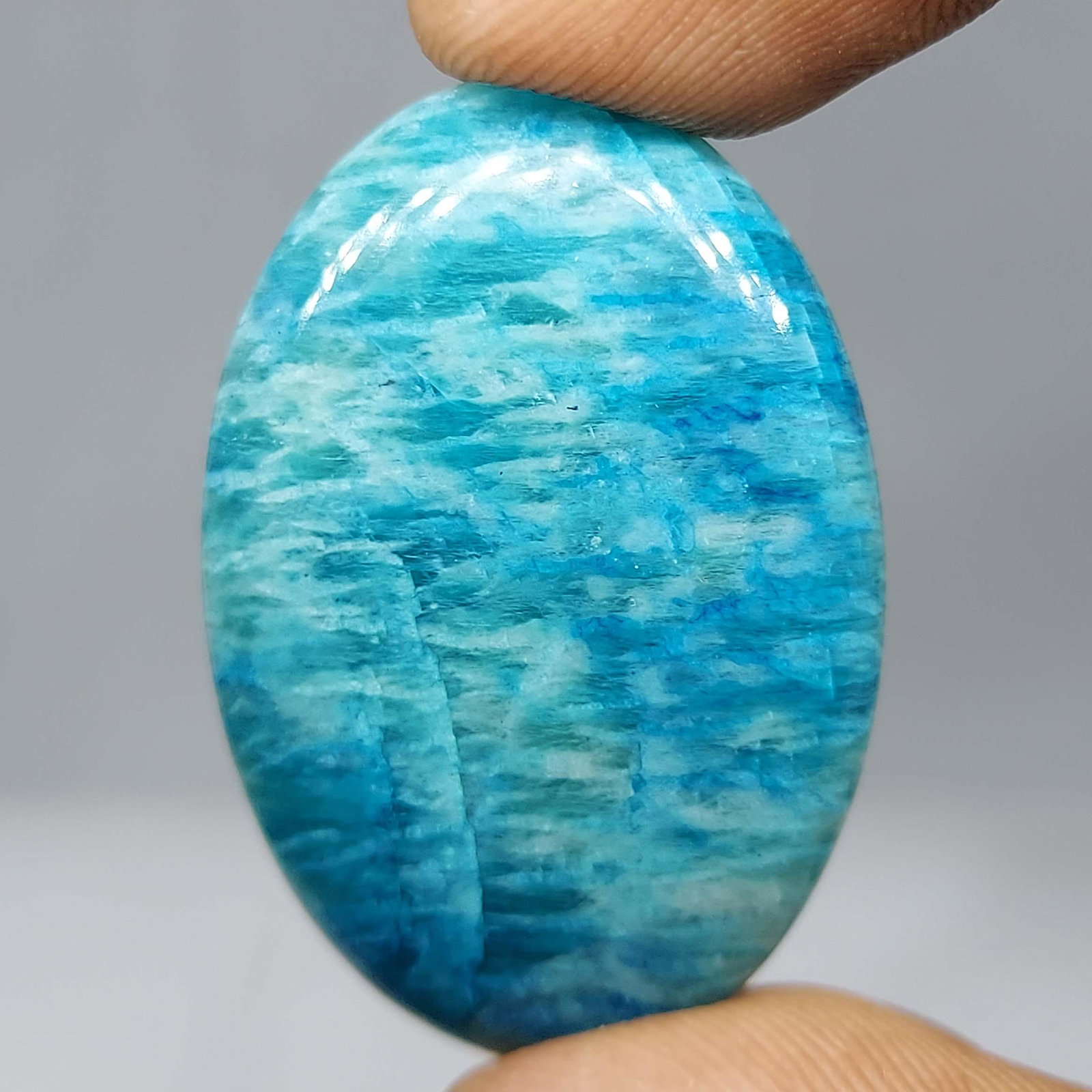 37.55 ct Natural Green Amazonite (1 of 2)