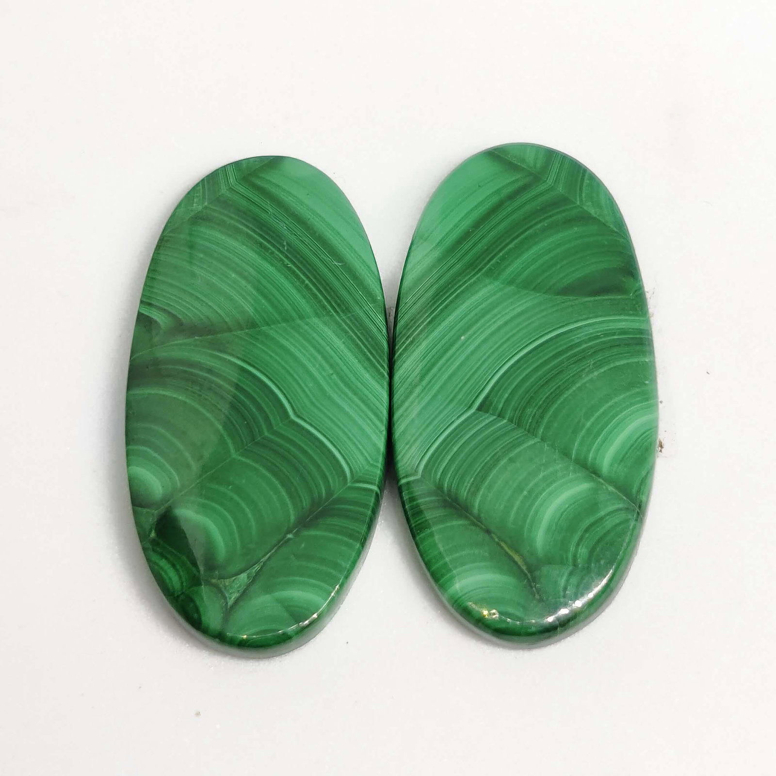 76.00 ct Natural Malachite Pair (1 of 1)