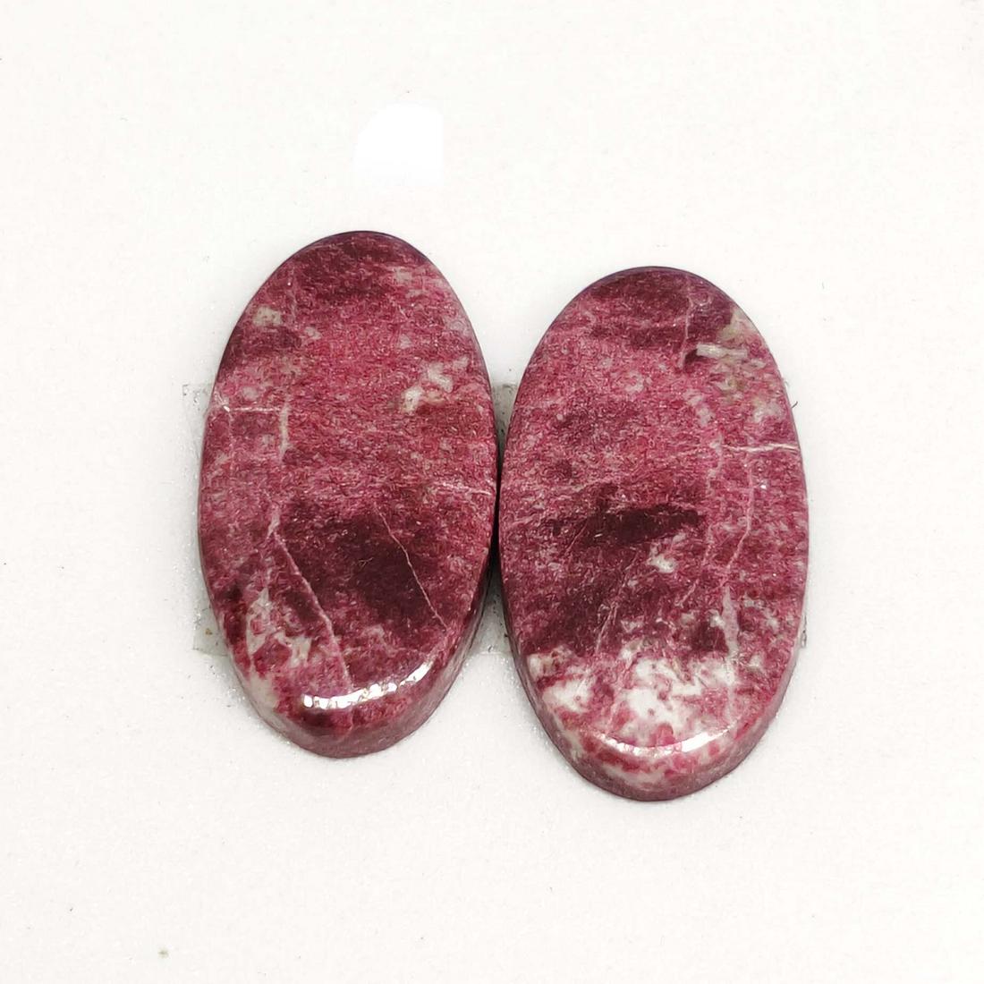 25.00 ct Natural Thulite Pair (1 of 1)
