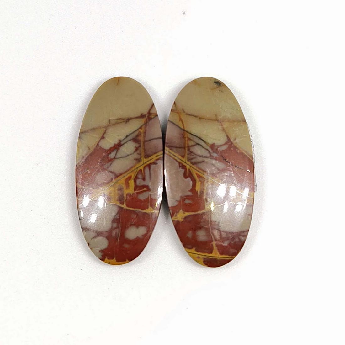 30.80 ct Natural Noreena Jasper Pair (1 of 1)