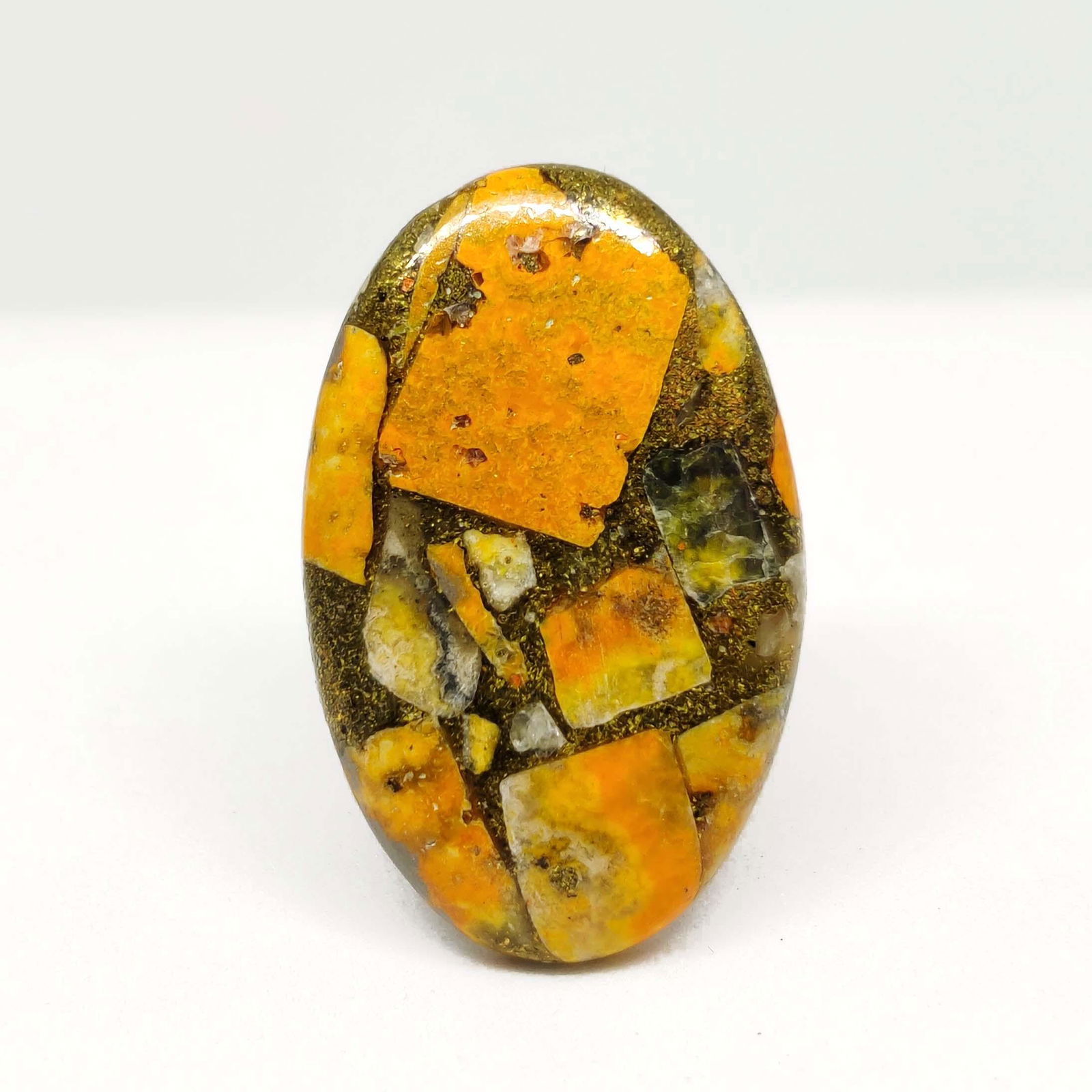 21.15 ct Natural Copper Bumble Bee Jasper (1 of 1)