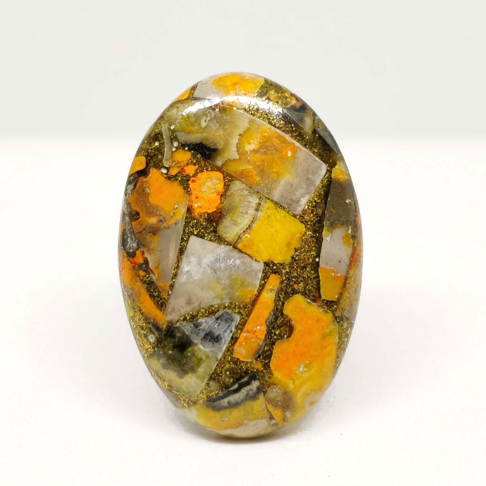 24.80 ct Natural Copper Bumble Bee Jasper (1 of 1)