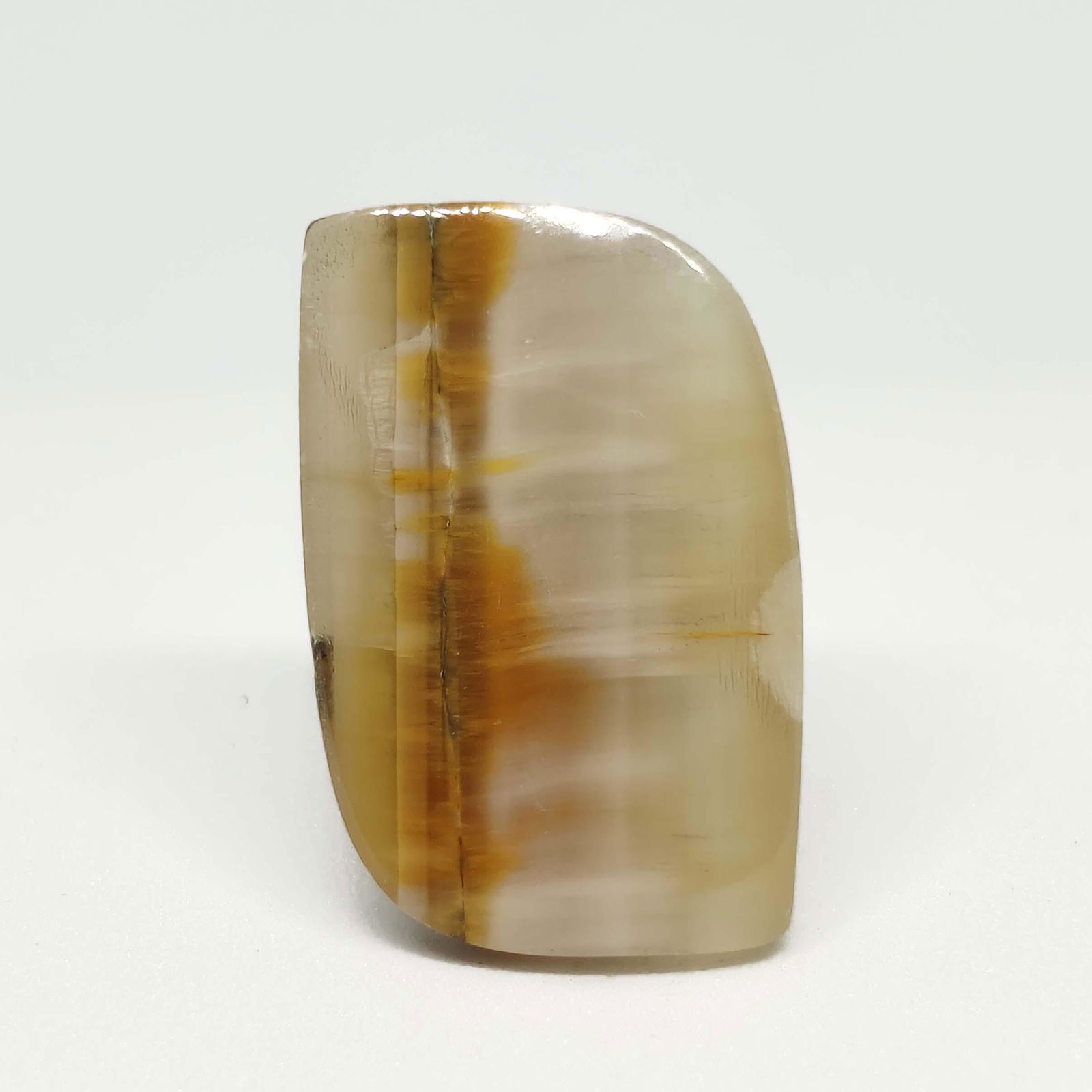 13.75 ct Natural Tiger Bee Jasper: All the stones listed are 100% natural and rarely selected from a big quantity lot also these are of very high quality. BID WITH CONFIDENCE!!! DIMENSIONS : 22X15X4 mm