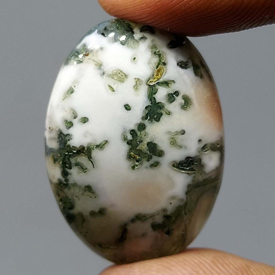 34.20 ct Natural Solar Moss Agate (1 of 1)