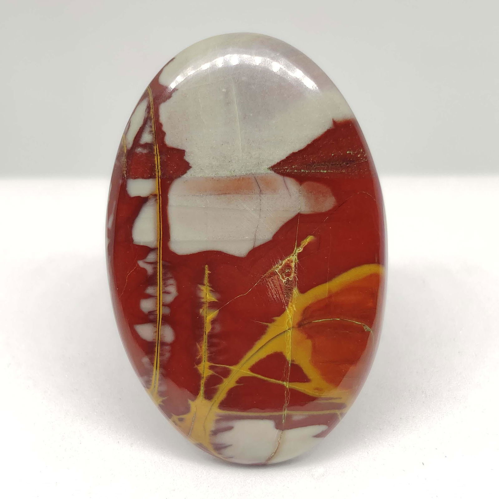 35. 80ct Natural Noreena Jasper: All the stones listed are 100% natural and rarely selected from a big quantity lot also these are of very high quality. BID WITH CONFIDENCE!!! DIMENSIONS : 36X23X4mm