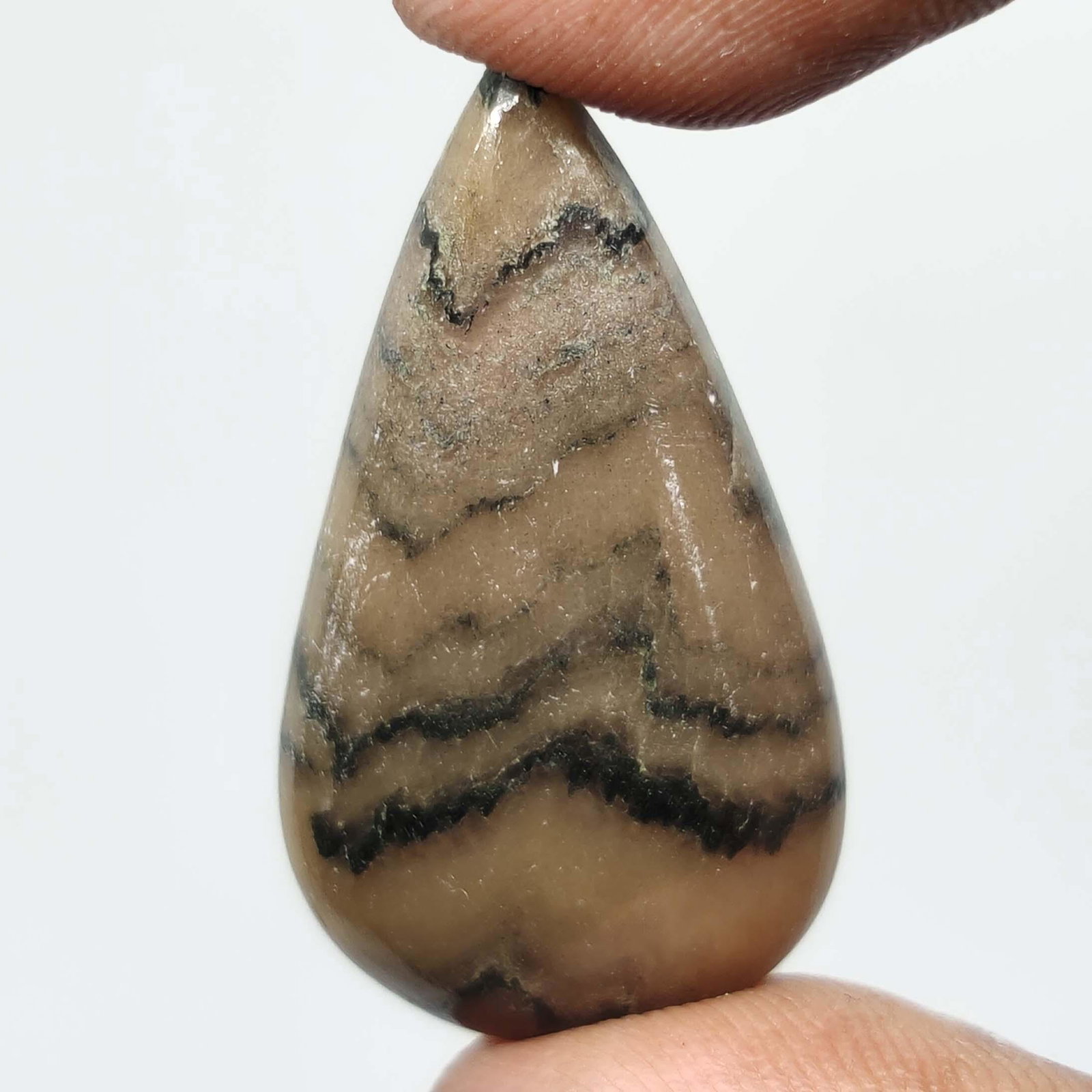 22.00 ct  Natural Wave Jasper (1 of 1)