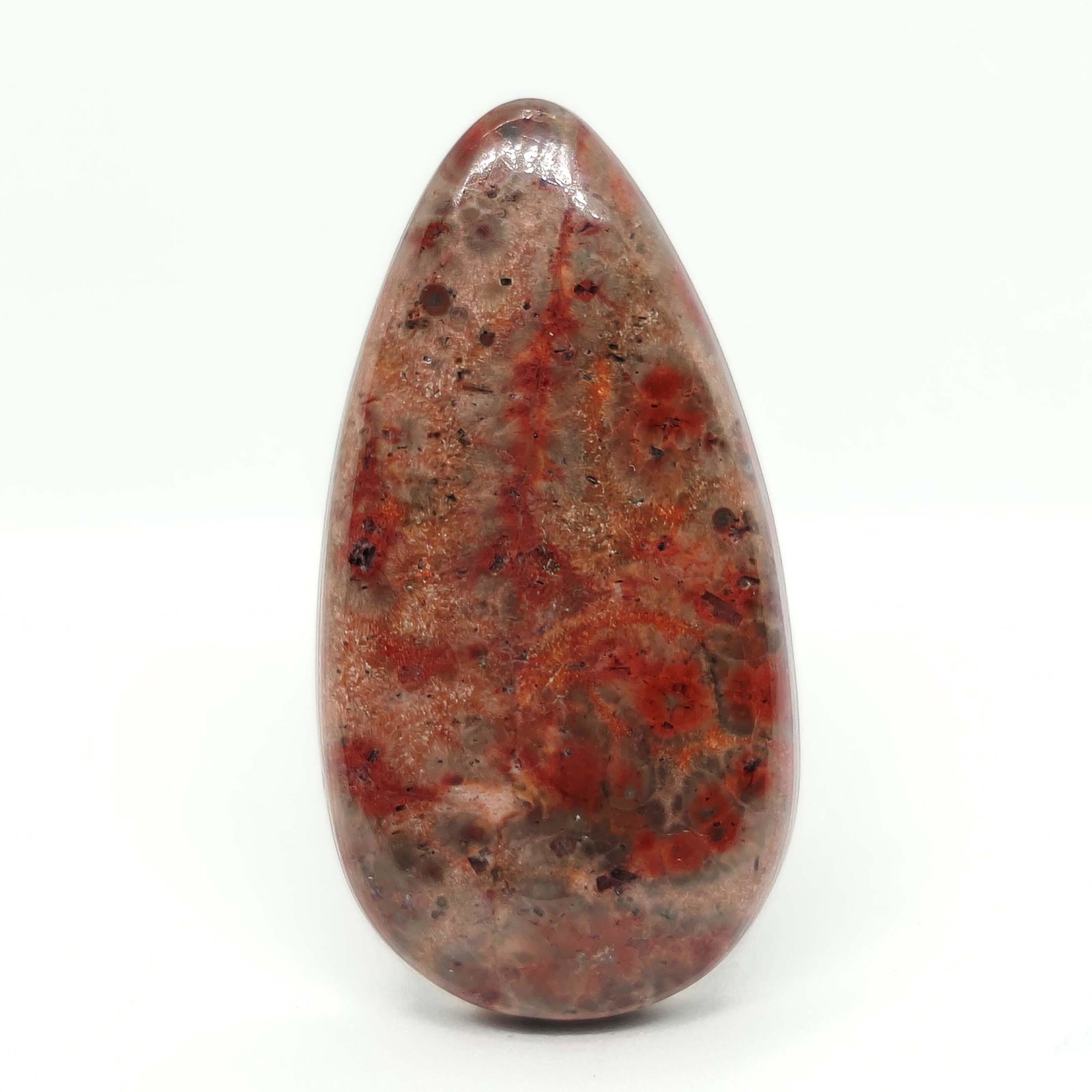 27.10 ct Natural Poppy Jasper (1 of 1)
