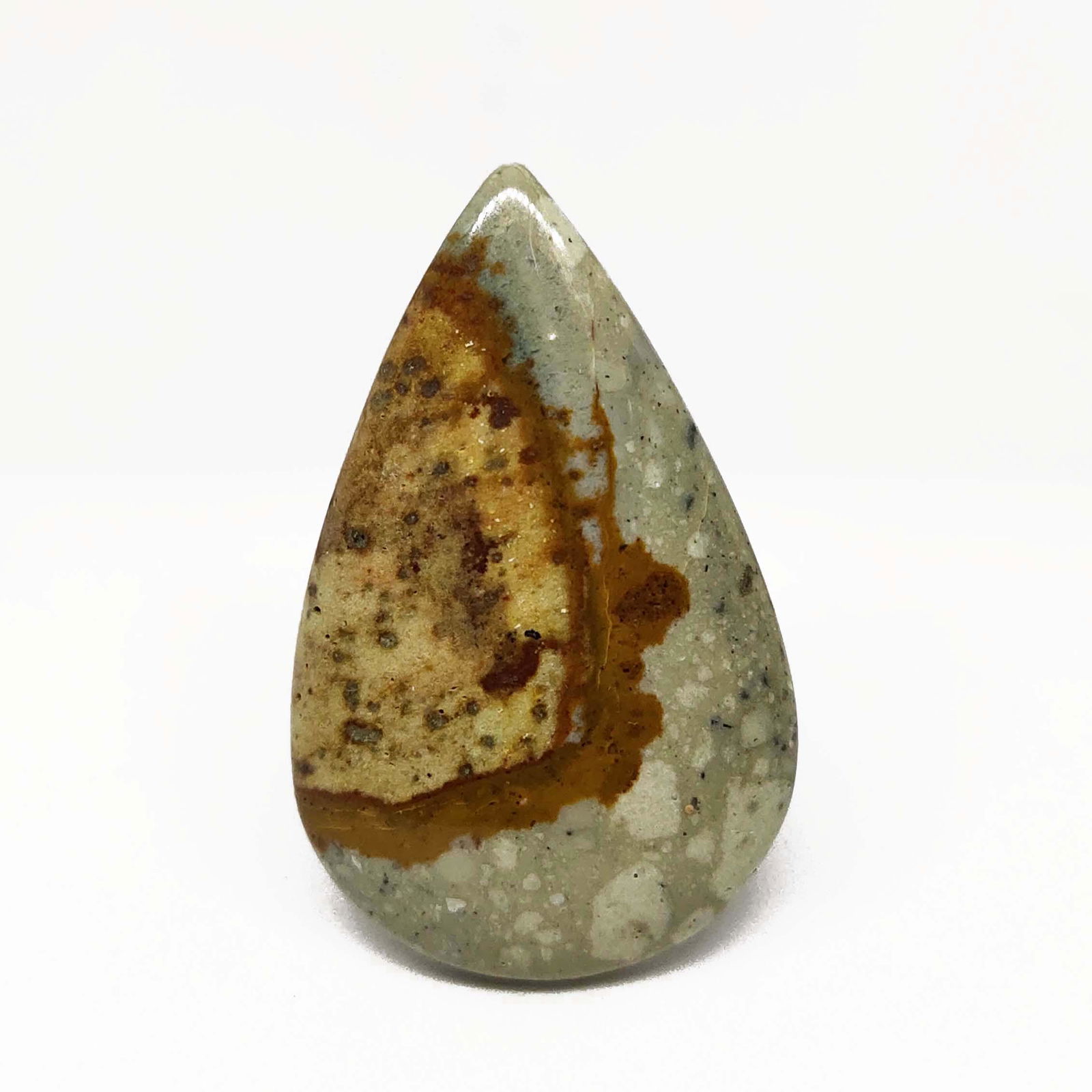 29.00 ct Top Grade Natural Rocky Butte Jasper: All the stones listed are 100% natural and rarely selected from a big quantity lot also these are of very high quality. BID WITH CONFIDENCE!!! DIMENSIONS : 36X23X5 mm