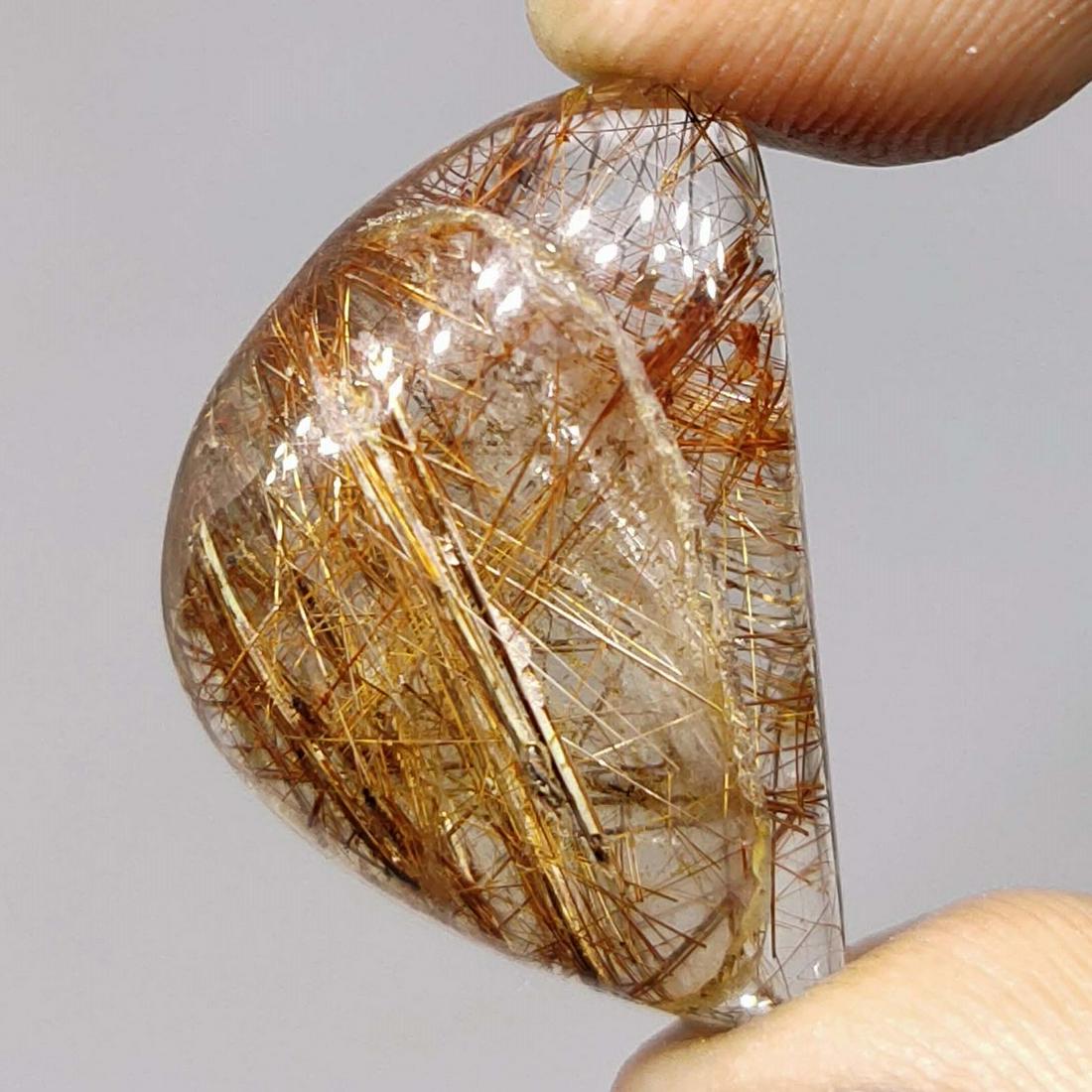 20.30 ct Natural Golden Rutile Quartz (1 of 2)