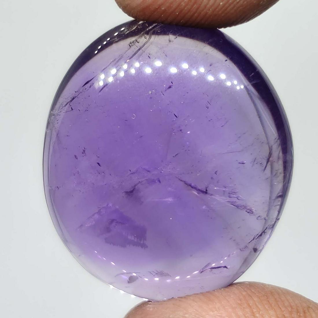 38.30 ct Natural Amethyst Cabochon (1 of 1)