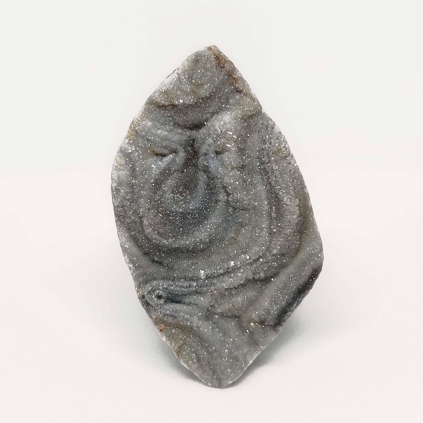 20.00 ct Natural Desert Druzy Jasper: All the stones listed are 100% natural and rarely selected from a big quantity lot also these are of very high quality. BID WITH CONFIDENCE!!! DIMENSIONS : 33X19X4 mm