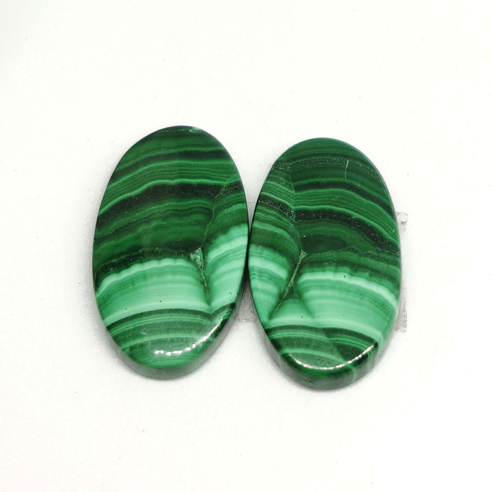 43.10 ct  Natural Malachite Pair (1 of 1)