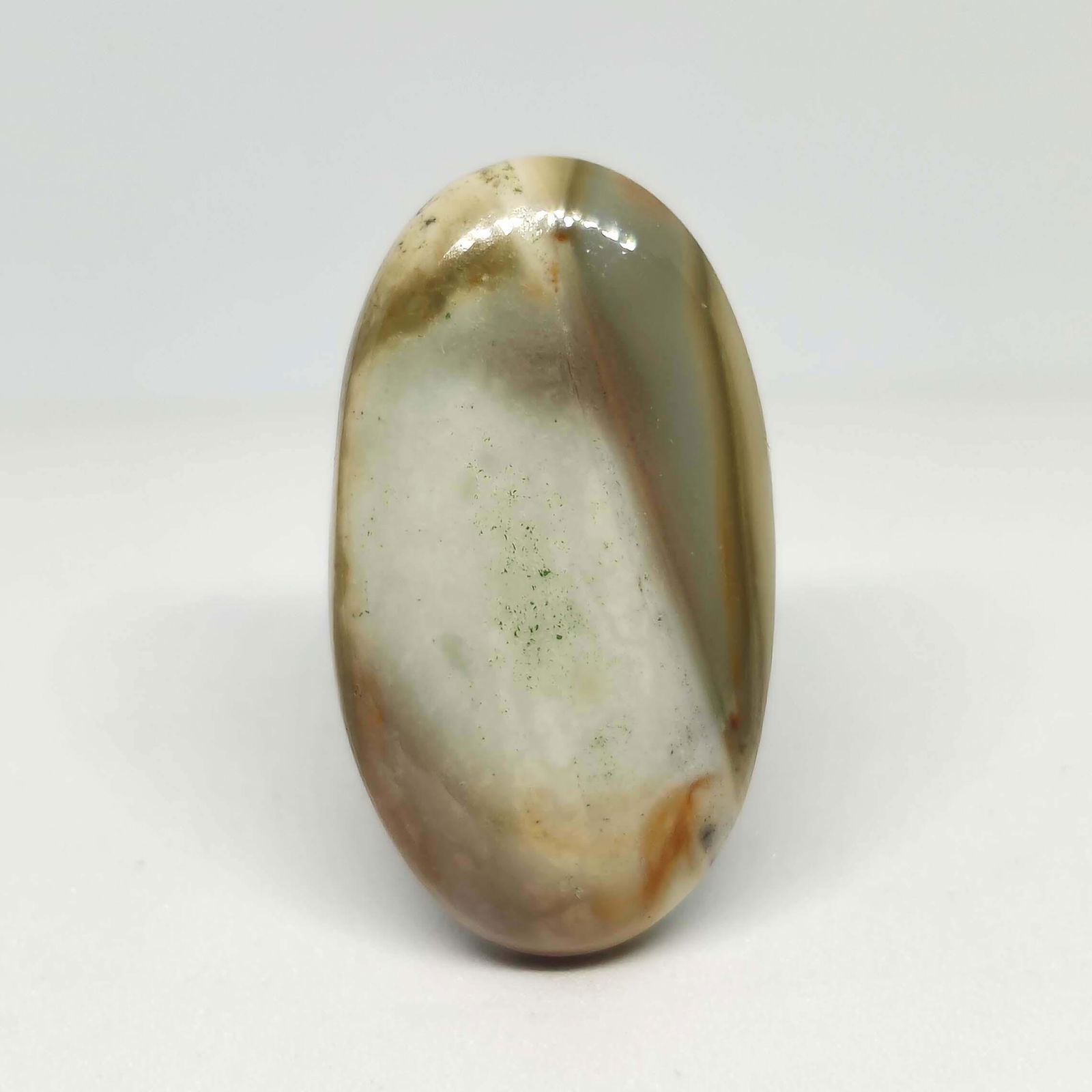 24.25 ct Natural Rocky Butte Jasper: All the stones listed are 100% natural and rarely selected from a big quantity lot also these are of very high quality. BID WITH CONFIDENCE!!! DIMENSIONS : 30X16X5 mm