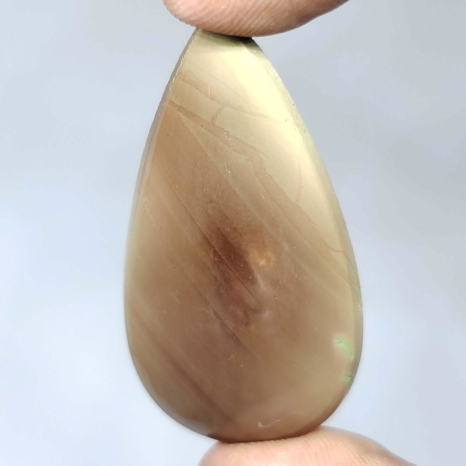 37.40 ct Natural Imperial Jasper: All the stones listed are 100% natural and rarely selected from a big quantity lot also these are of very high quality. BID WITH CONFIDENCE!!! DIMENSIONS : 48X24X4 mm