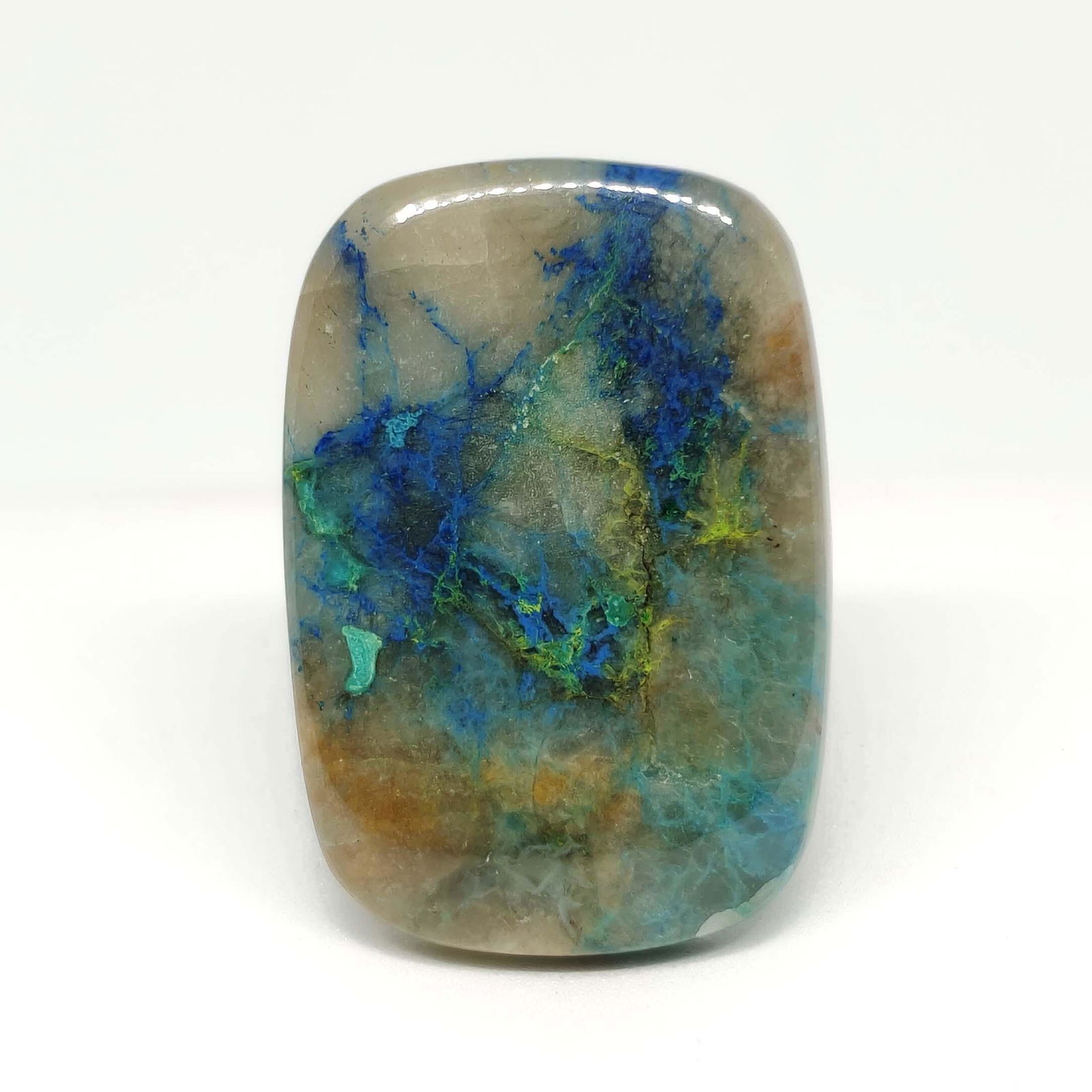 31.45 ct Natural Sea Sediment Jasper: All the stones listed are 100% natural and rarely selected from a big quantity lot also these are of very high quality. BID WITH CONFIDENCE!!! DIMENSIONS : 30X21X4 mm