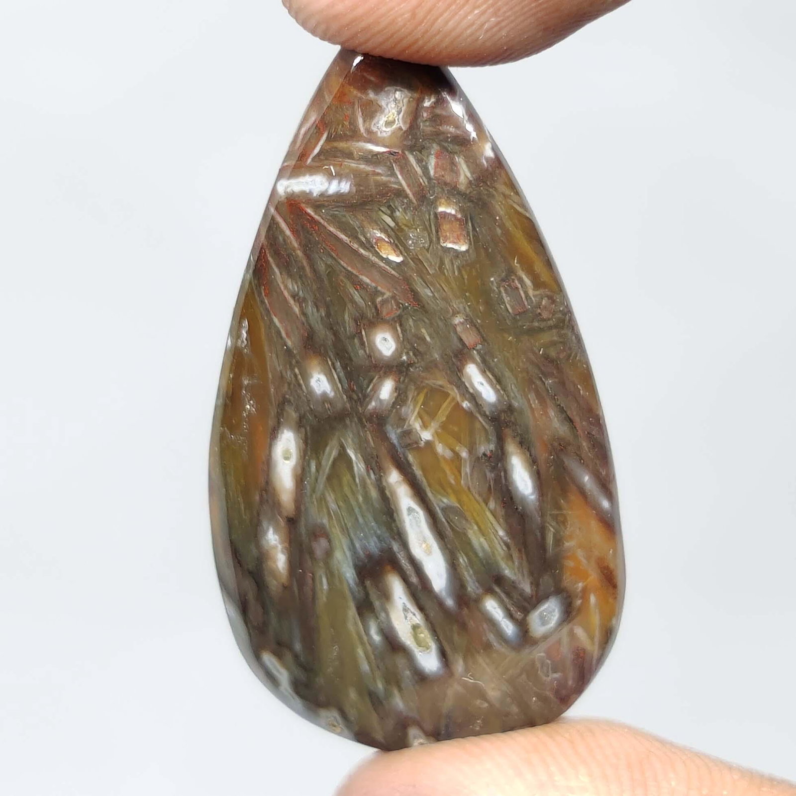 32.00 ct Natural Turkish Stick Agate (1 of 1)