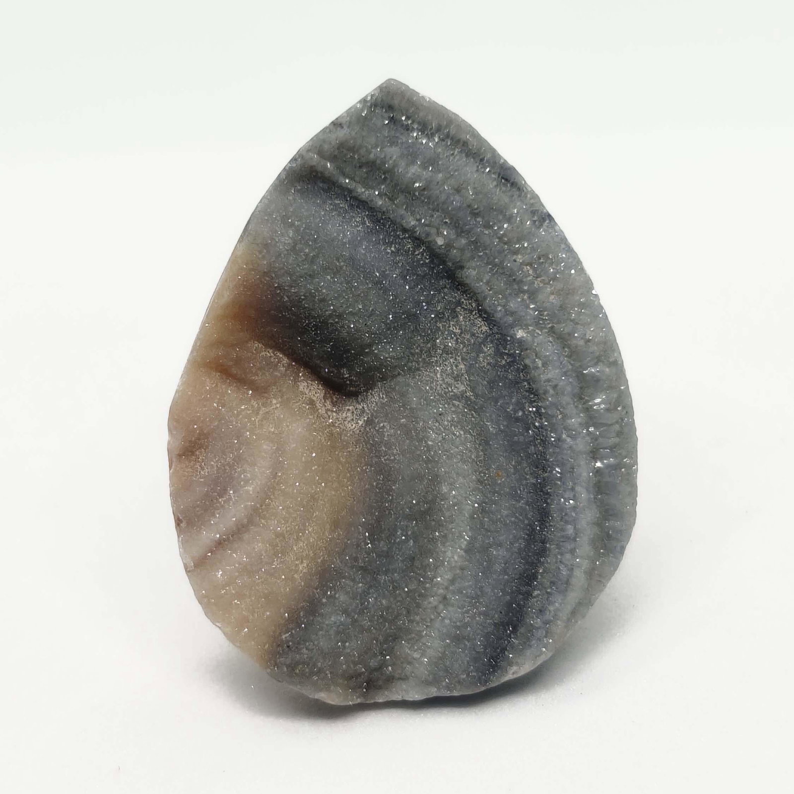 25.30 ct Natural Desert Druzy Jasper: All the stones listed are 100% natural and rarely selected from a big quantity lot also these are of very high quality. BID WITH CONFIDENCE!!! DIMENSIONS : 28X21X6 mm