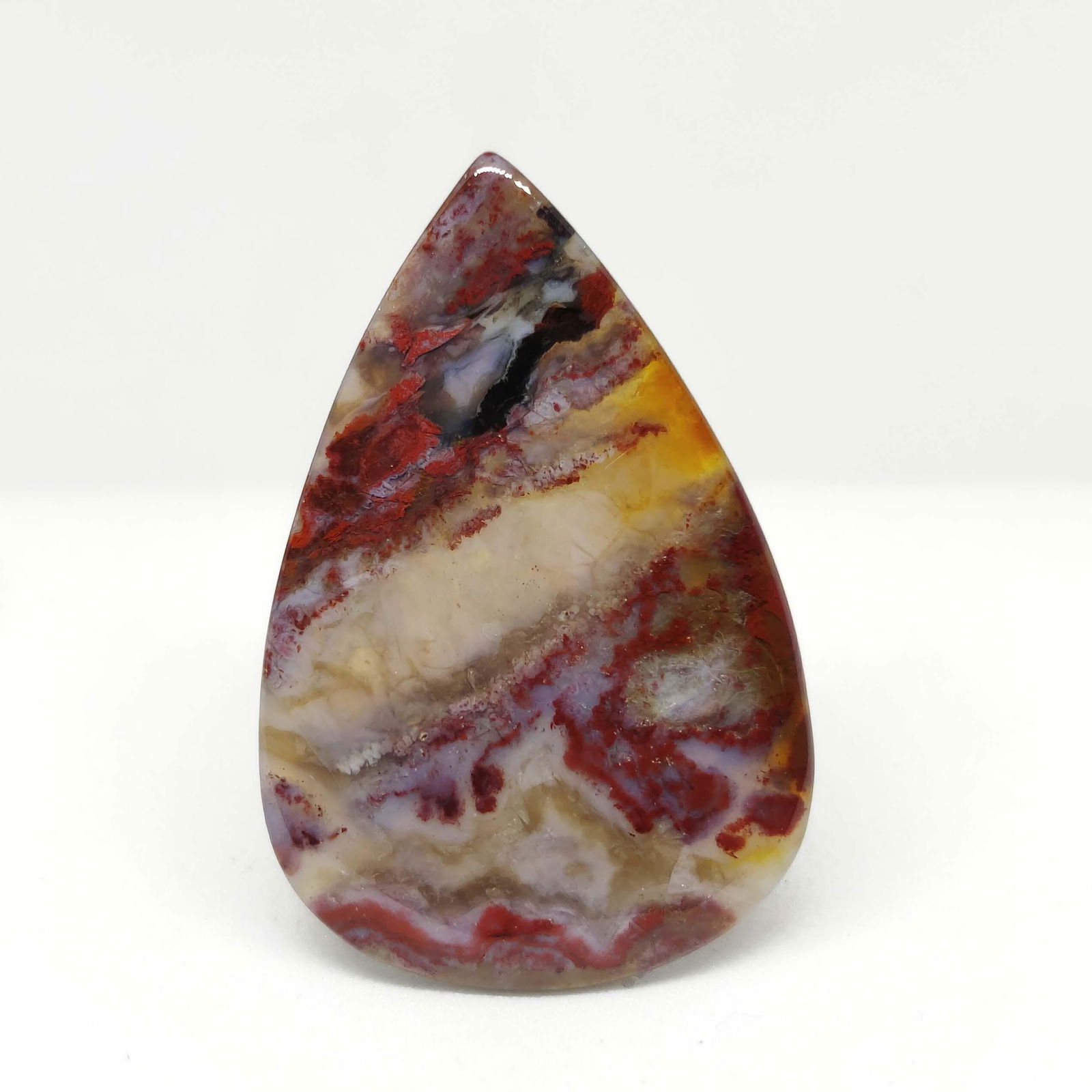 23.55 ct Natural Red Moss Agate (1 of 1)